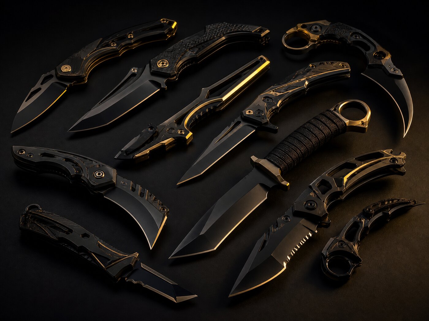 Kit Facas Taticas & EDC — Volume I